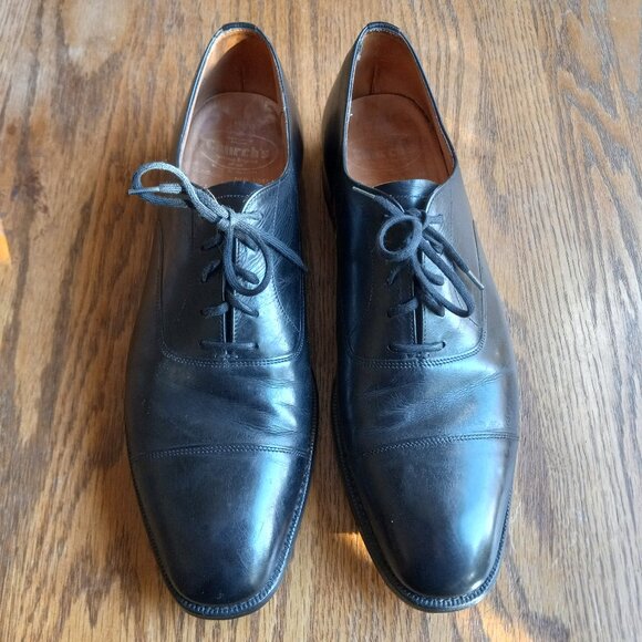 Church's Consul IV Leather Oxford Custom Grade Black Men's Shoes Size 11, 73LAST - Picture 2 of 16